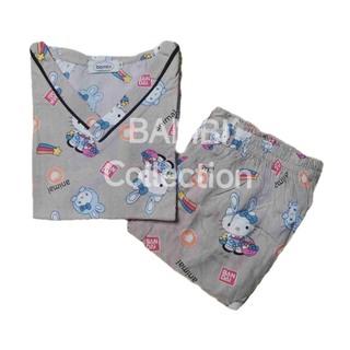 Bambi Women Night Wear Spun Oneset Grey AA0038 Medium