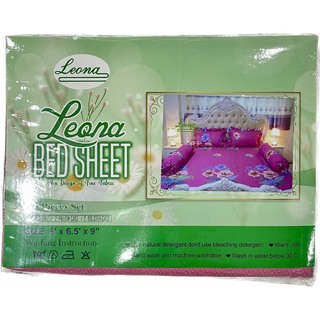 Leona Bed Sheet Double (6' x 6.5' x 9") L Double 356