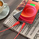 NEW  X58 Airy Silicone Charging Data Cable For Lightning/Red