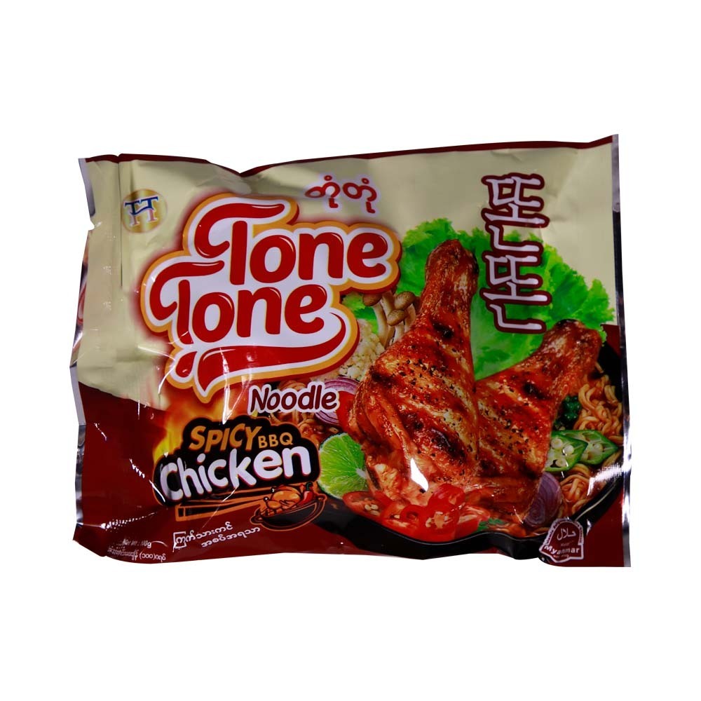 Tone Tone Instant Noodle Bbq Chicken Spicy 100G