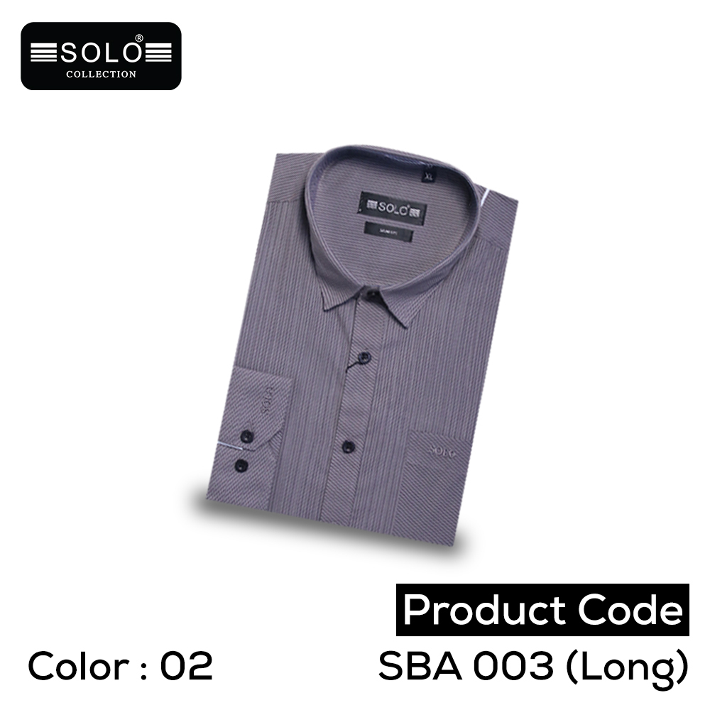 Solo Collection SBA 003 (Long) Slim Fit Shirt Large 02