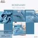 Rosemary Brocade Embroidery Luxury Silk Bedsheet Set SD-07