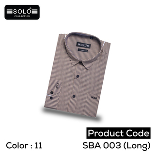 Solo Collection SBA 003 (Long) Slim Fit Shirt Medium 06