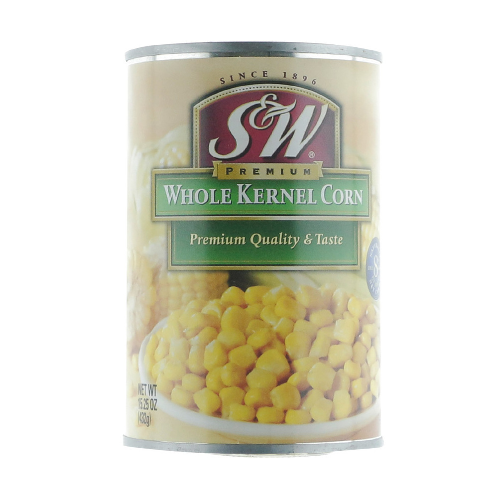 S&W Whole Kernal Corn 432G