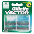 Gillette Vector Plus Razor Refill 4`S