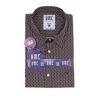 BMC Men Slimfit Shirt Short Sleeve 2320070 Green XXL