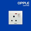 OPPLE OP-C021572A-WH (15A Socket with neon) Switch and Socket (OP-21-011)