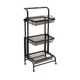 Metal Folding Shelf 3Step wheel 46x11x103CM TW-111