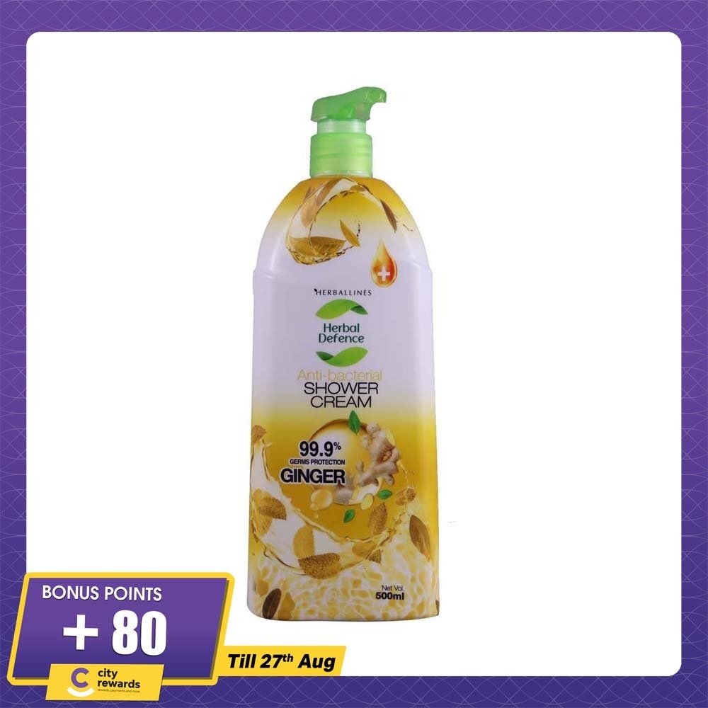 Herbal Defence Anti-Bacterial Shower Ginger 500ML