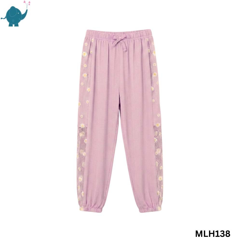 Max & Mia Kid Girl Jogger Pant MLH138 Pink (120)