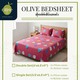 Olive Bedsheet Set Double (5PCS) 4198P