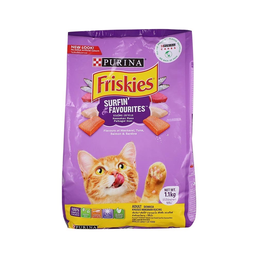 Friskies Cat Food Adult Surfin & Turfin 1.2KG