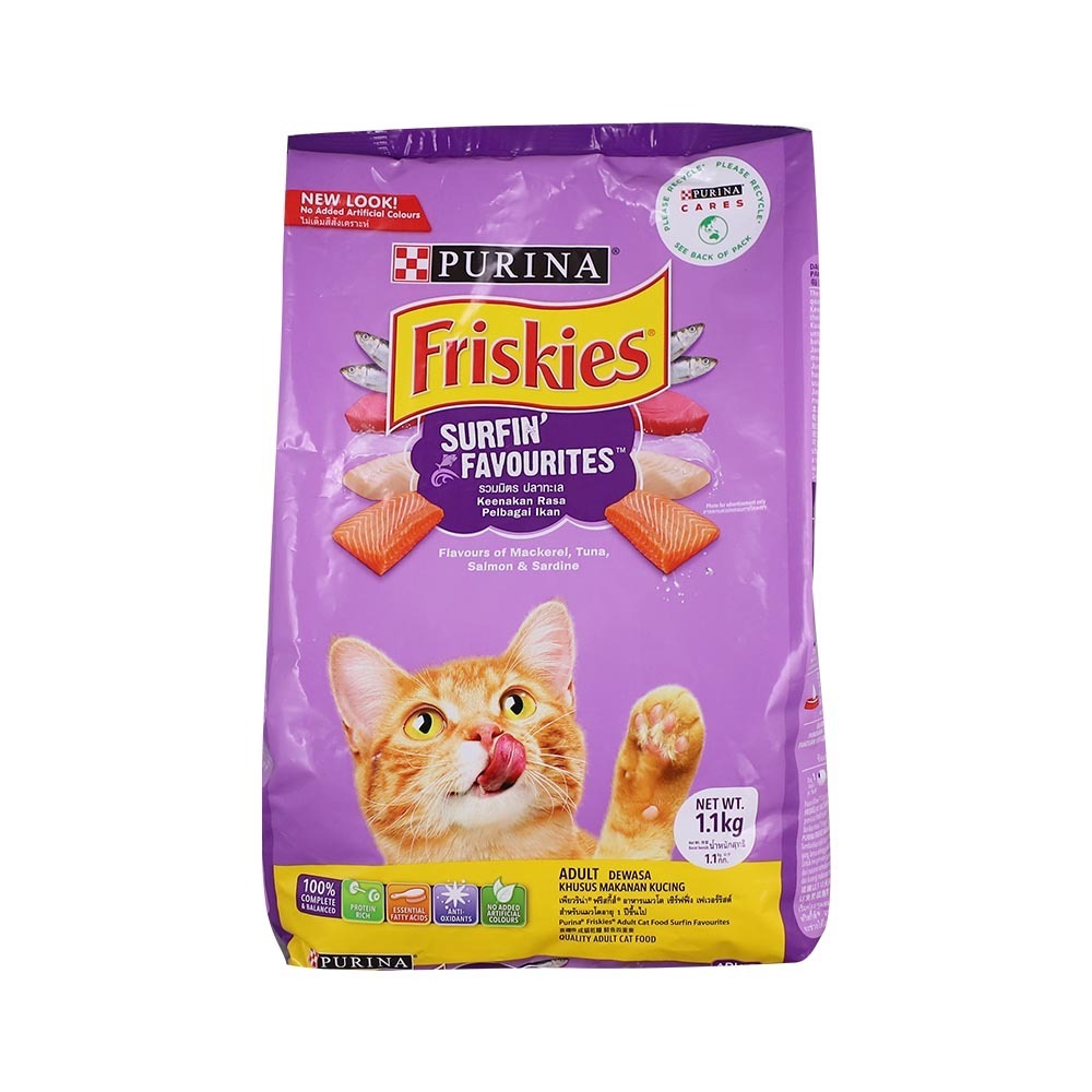 Friskies Cat Food Adult Surfin & Turfin 1.1KG