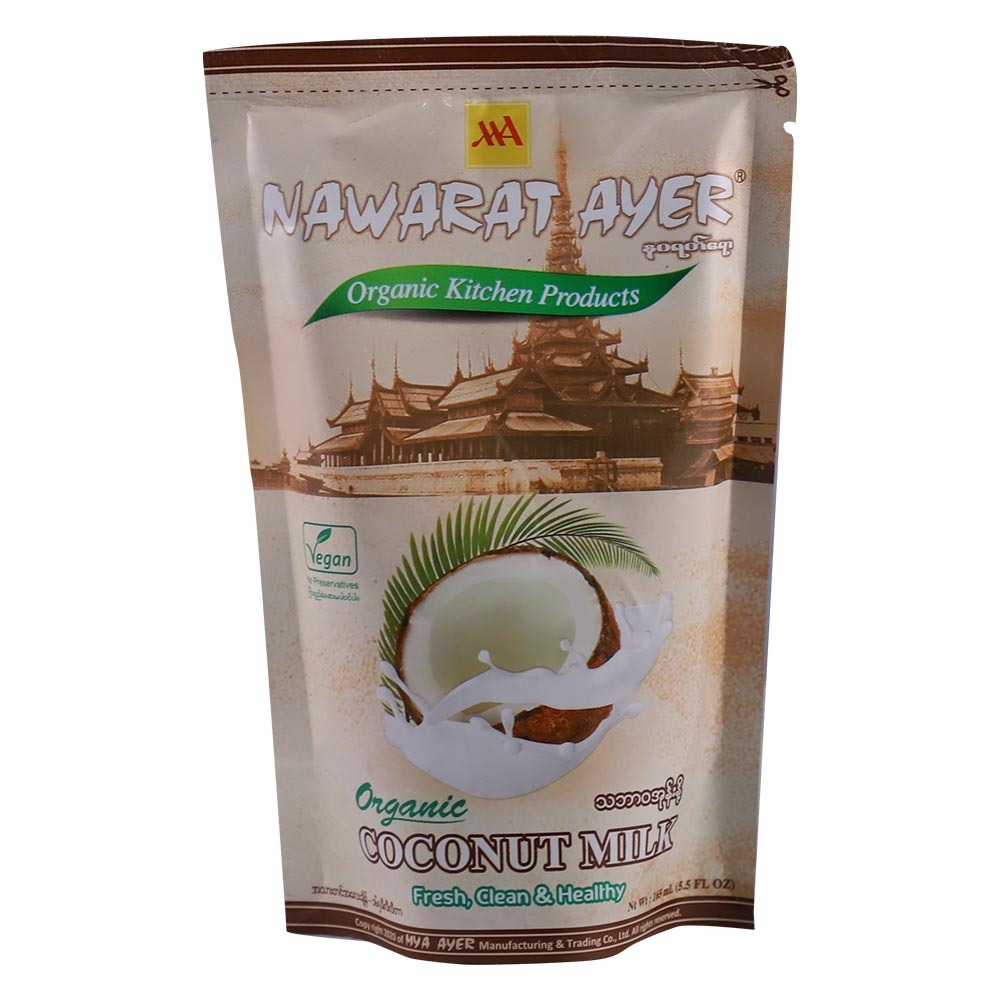 Nawarat Ayer Organic Coconut Milk 165ML