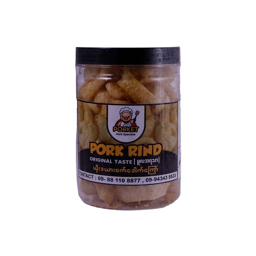 Porket Pork Rind Original 100G