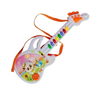 Baby Cele Flash-Light Melody Toy Guitar Guitar (Big) Red 11326