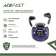 Acefast T8 Crystal (2) Color 5.3 Bluetooth Earbuds 27030003 Bright Black