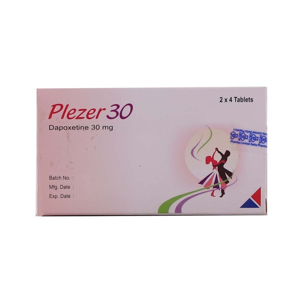 Plezer 30 Dapoxetine 4PCS 1X2