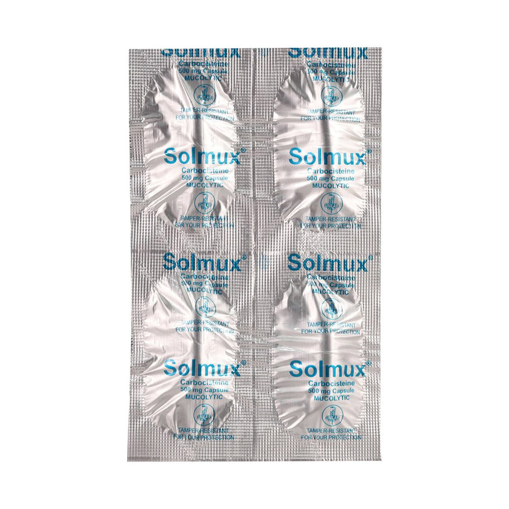 Solmux 500Mg 4Capsules