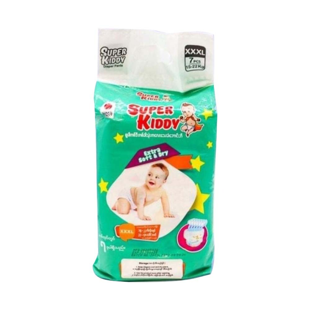 Super Kiddy Baby Diaper Pants 3XL (7PCS)