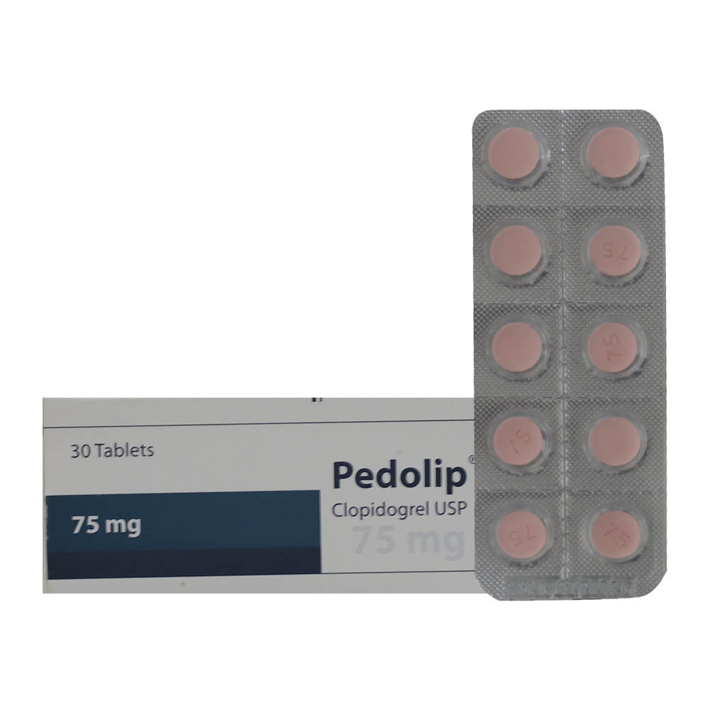 Pedolip Clopidogrel 75Mg 10Tablets 1X3