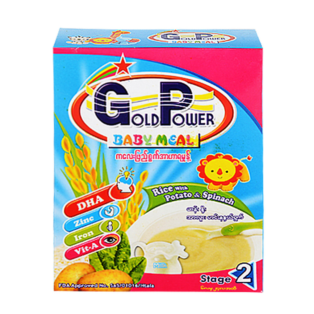 Gold Power Cereal Rice With  Potato&Spinach 280G