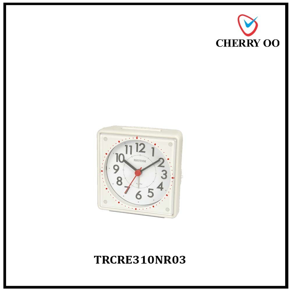 Rhythm Table Clock TRCRE310NR03  Cherry Oo