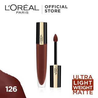 Loreal Rouge Signature Matte Ink Liquid Lipstick 128 I Decide 7 ML