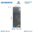 SKYWORTH Two Door(Frost Type 132L) Dark Gray SRD-138DT
