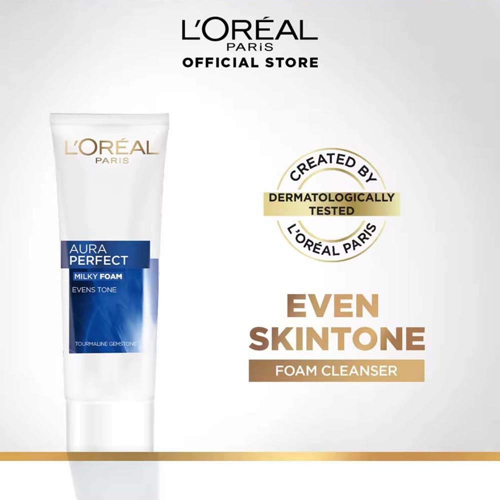 Loreal Aura Perfect Whitening Milky Facial Foam 100ML