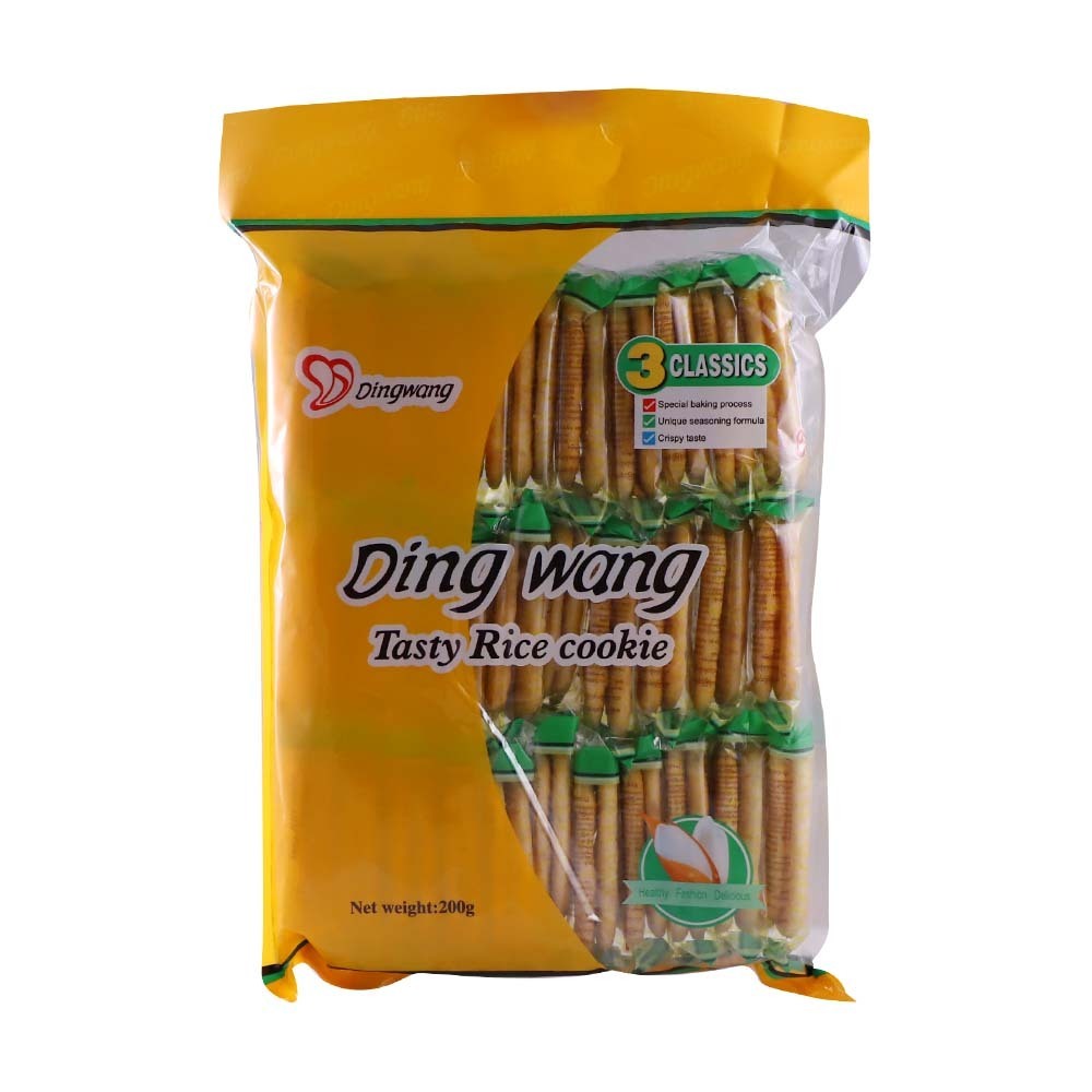 Dingwang Tasty Rice Cookie 200G