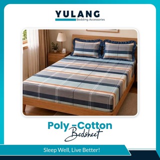 Yulang Poly Cotton Bedsheet Set Single (3PCS) YGJEB6-7508