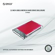 Orico 2.5 IN US B3.0 Micro-B Hard Drive Enclosure ( Red ) ORICO-2179U3-RD