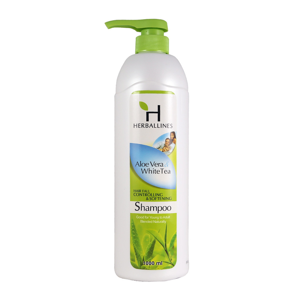 Herballines Shampoo Aloe Vera & White Tea 1000ML
