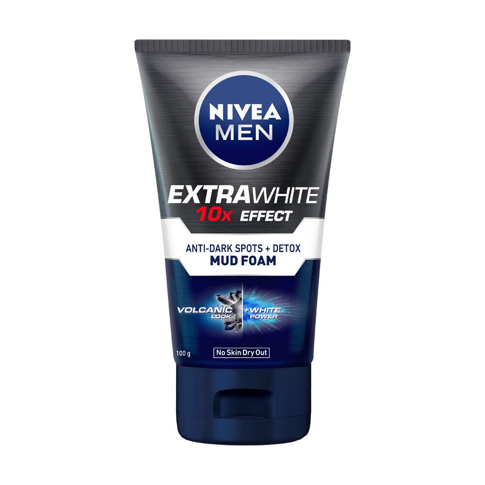 Nivea Men Mud Facial Foam Extra Whitening 100G