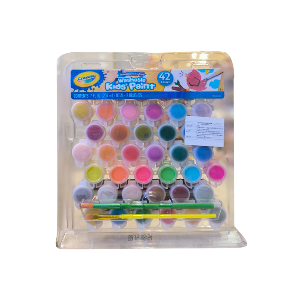 Crayola Washable Kids` Paint 42PCS No.54-0157