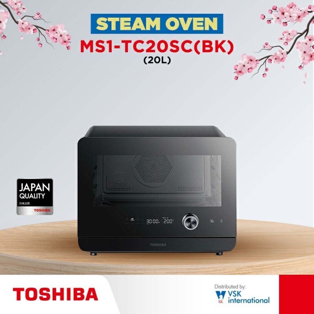 Toshiba Steam Oven 20LTR MS1-TC20SC(BK), Toshiba