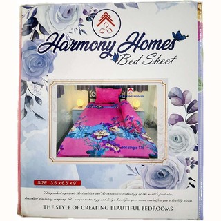 Harmoy Homes Bed Sheet Single BS06 (HH Single-183)