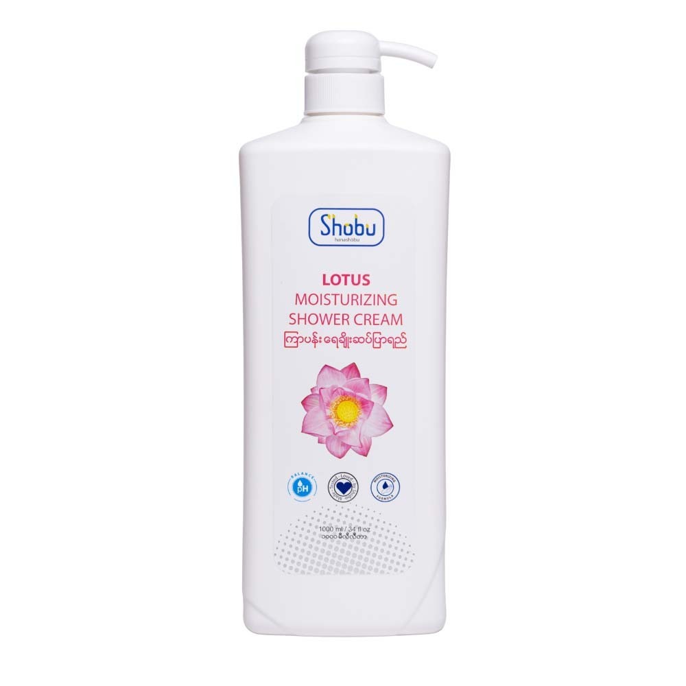 Shobu Moisturizing Shower Cream (Lotus ) 1000ML