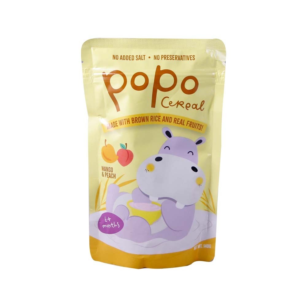 Popo Cereal Mango&Peach 140G (6M+)