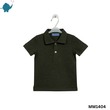 Max & Mia Kid Boy Polo Shirt MM1404 Green Striped 2XL (7/8Years)