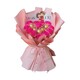 LiLi Floral Pink Punch Artificial Flower & Chocolate Bouquet