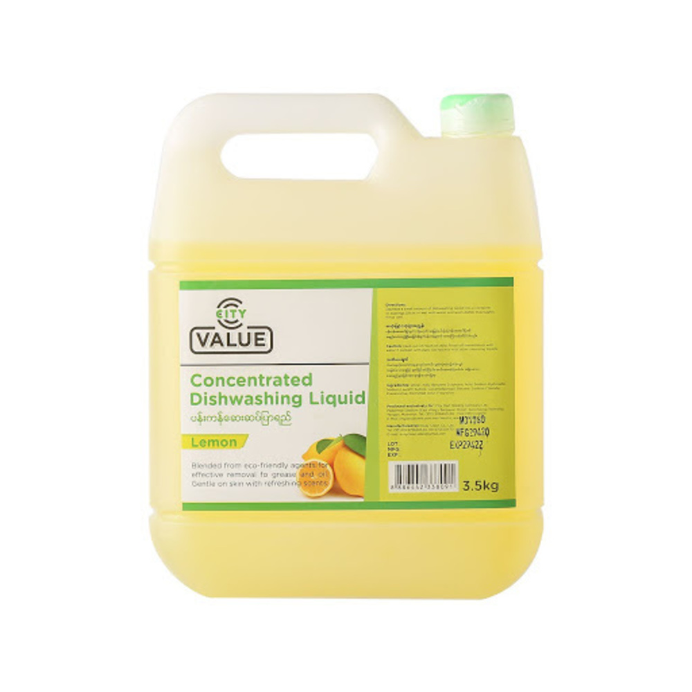 City Value Dishwashing Liquid Lemon 3.5KG