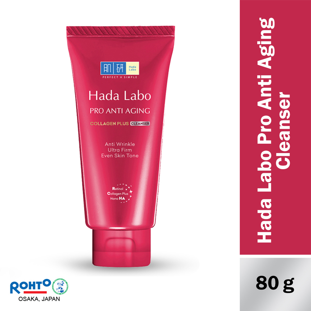 Hada Labo Pro Anti Aging Face Cleanser 80G