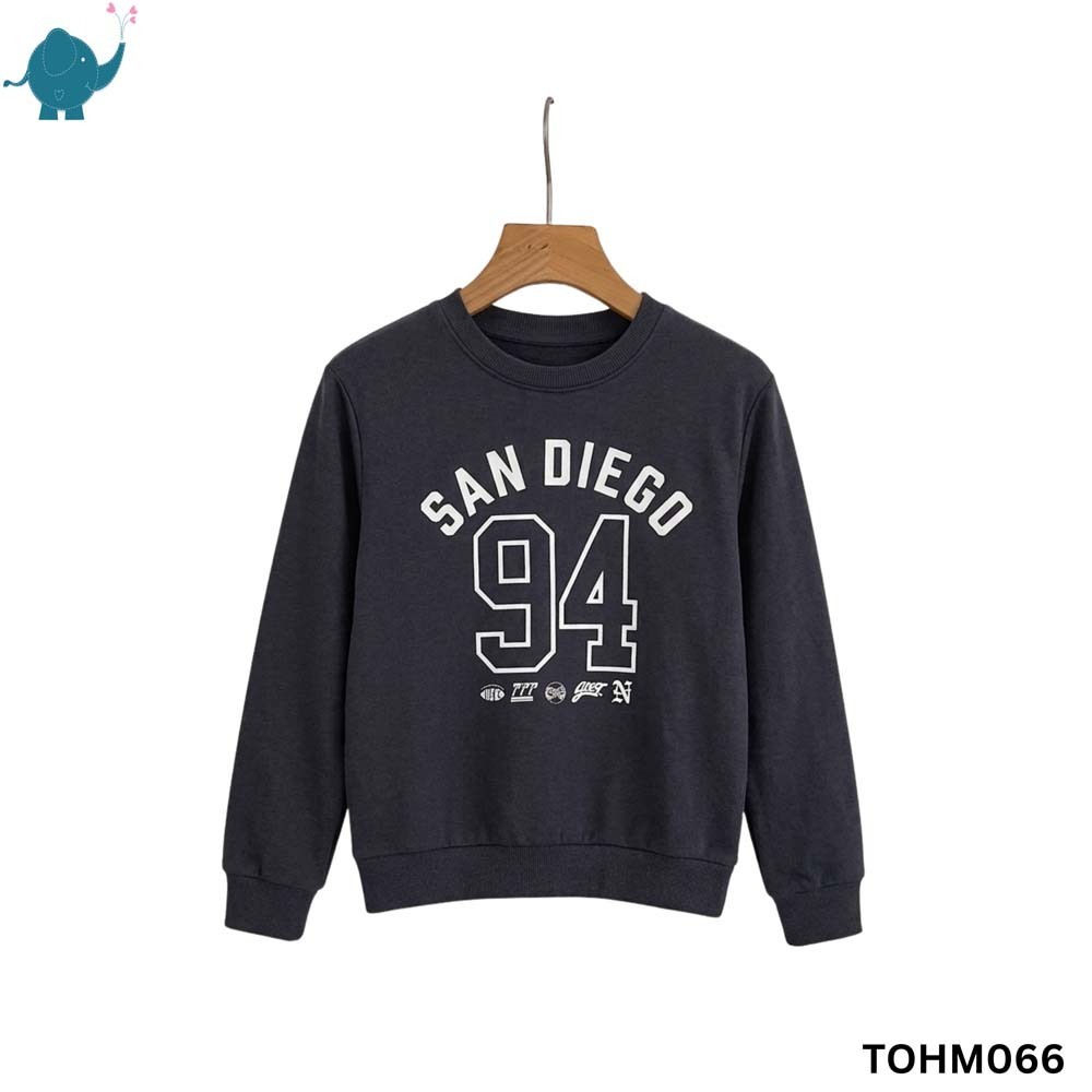 Max & Mia Kid Unisex Sweat Shirt TOHM066 Black (XL)