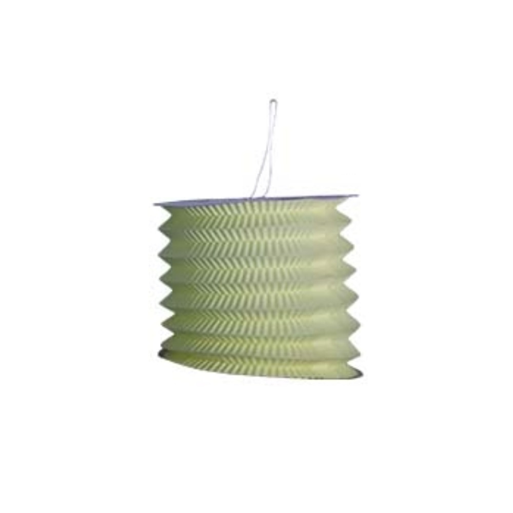 Uncle Gyi Plain Cylinder Paper Lantern (Big) 10PCS x 1Pack Yellow