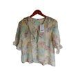 Kudos Floral Chiffon Woman Blouse B-010 Medium
