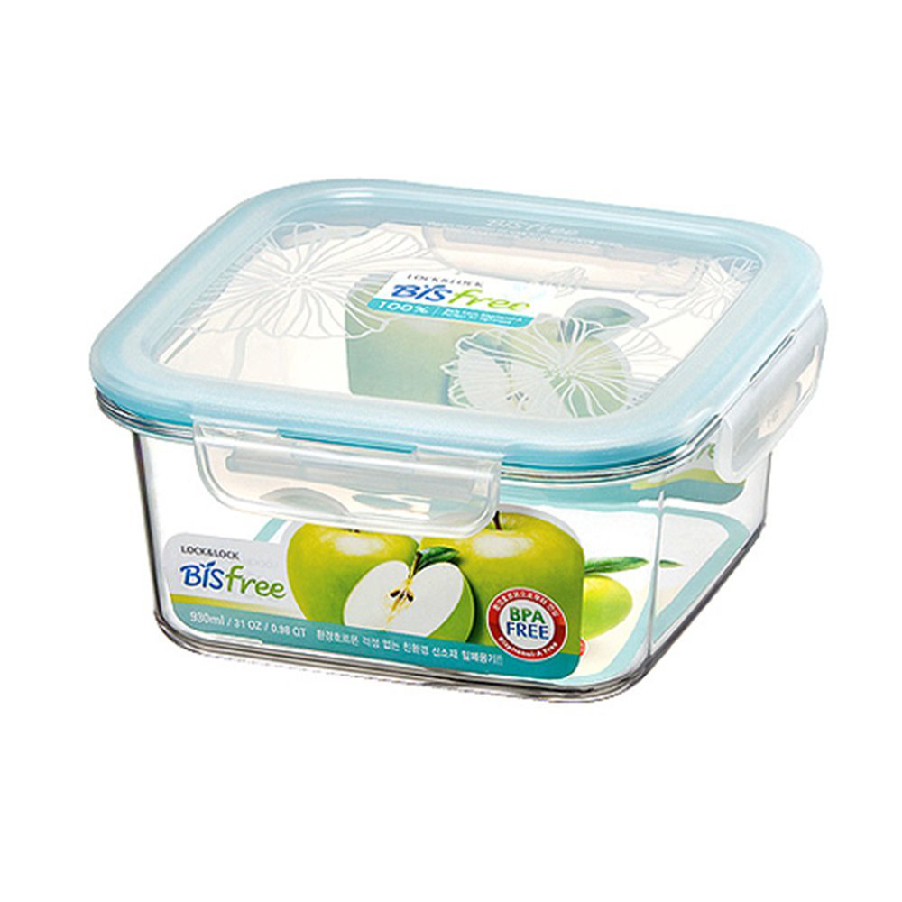 LBF251 Lock & Lock Container Bisfree Square Tableware 930ML