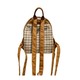 Konoko Cotton Mini Backpack Medium (Brown Pattern)