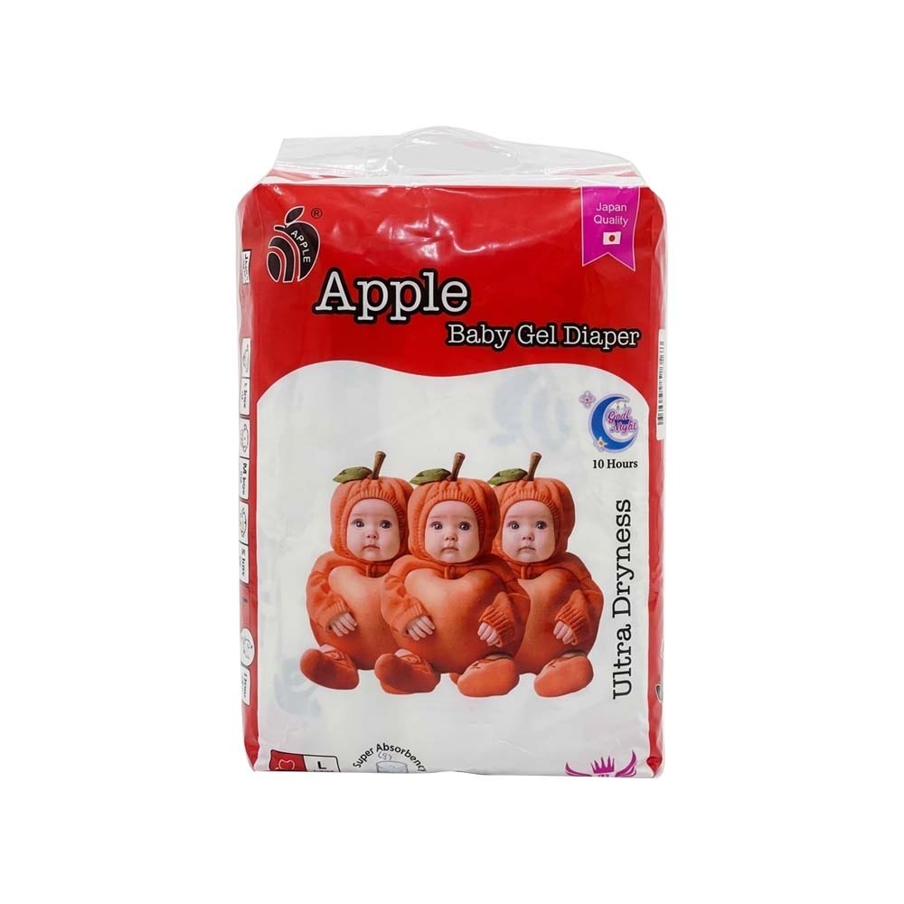 Apple Baby Gel Diaper Large - 10PCS